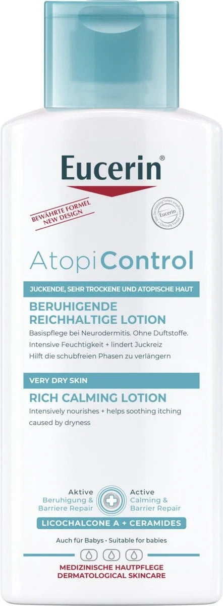 Eucerin AtopiControl Rich Calming Lotion Bundle – Intensive Care for Very Dry & Atopic Skin-1