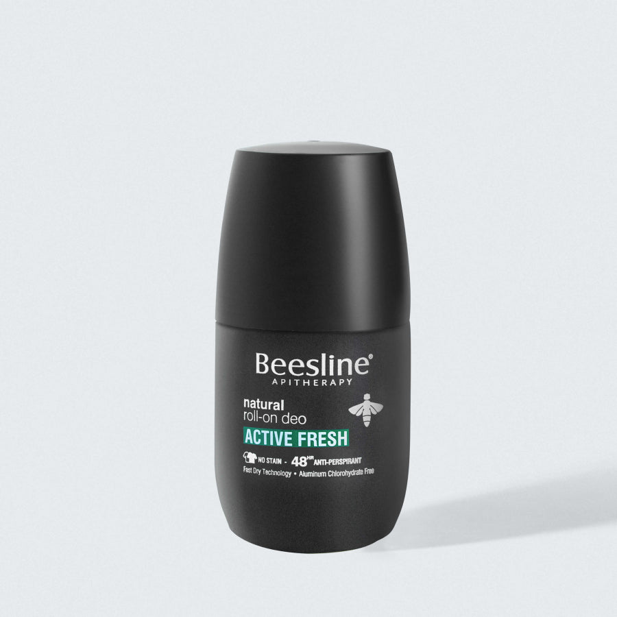 Beesline Natural Roll On Deo Active Fresh-1