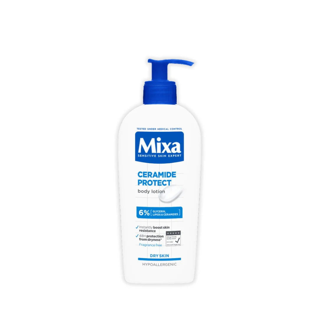 Mixa Ceramide Protect Body Lotion 6% Glycerin Ceramides Lipids for Dry Skin-1
