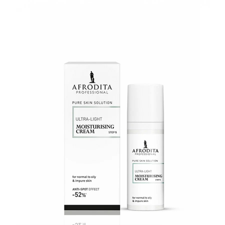 Afrodita Professional Pure Skin Ultra Light Moisturising Cream Step 5 for Normal to Oily and Impure Skin Anti Spot Care-2