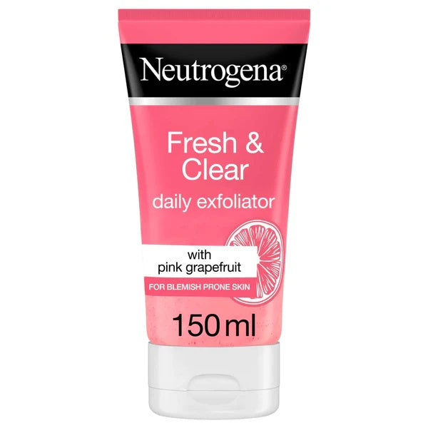 Neutrogena Fresh & Clear Daily Exfoliator, Pink Grapefruit & Vitamin C - 150ml-1