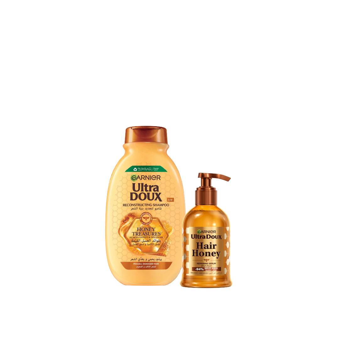 Ultra Doux Honey Treasures Shampoo & Serum – Repairing Care for Fragile Hair | 10% OFF-1