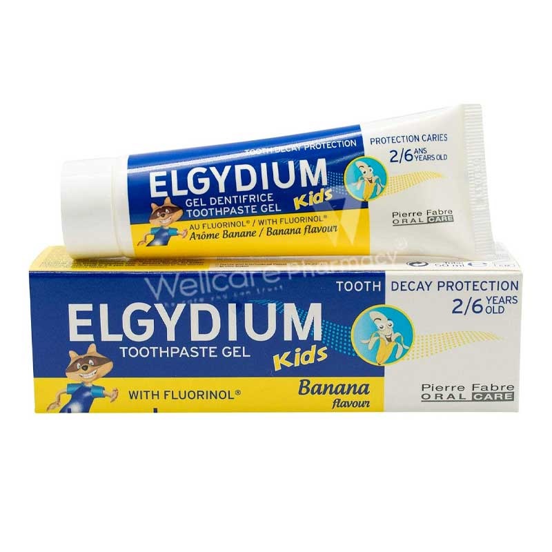 Elgydium Kids Banana Toothpaste Ages 2 to 6 - Gentle Protection for Growing Smiles (50ml)-2
