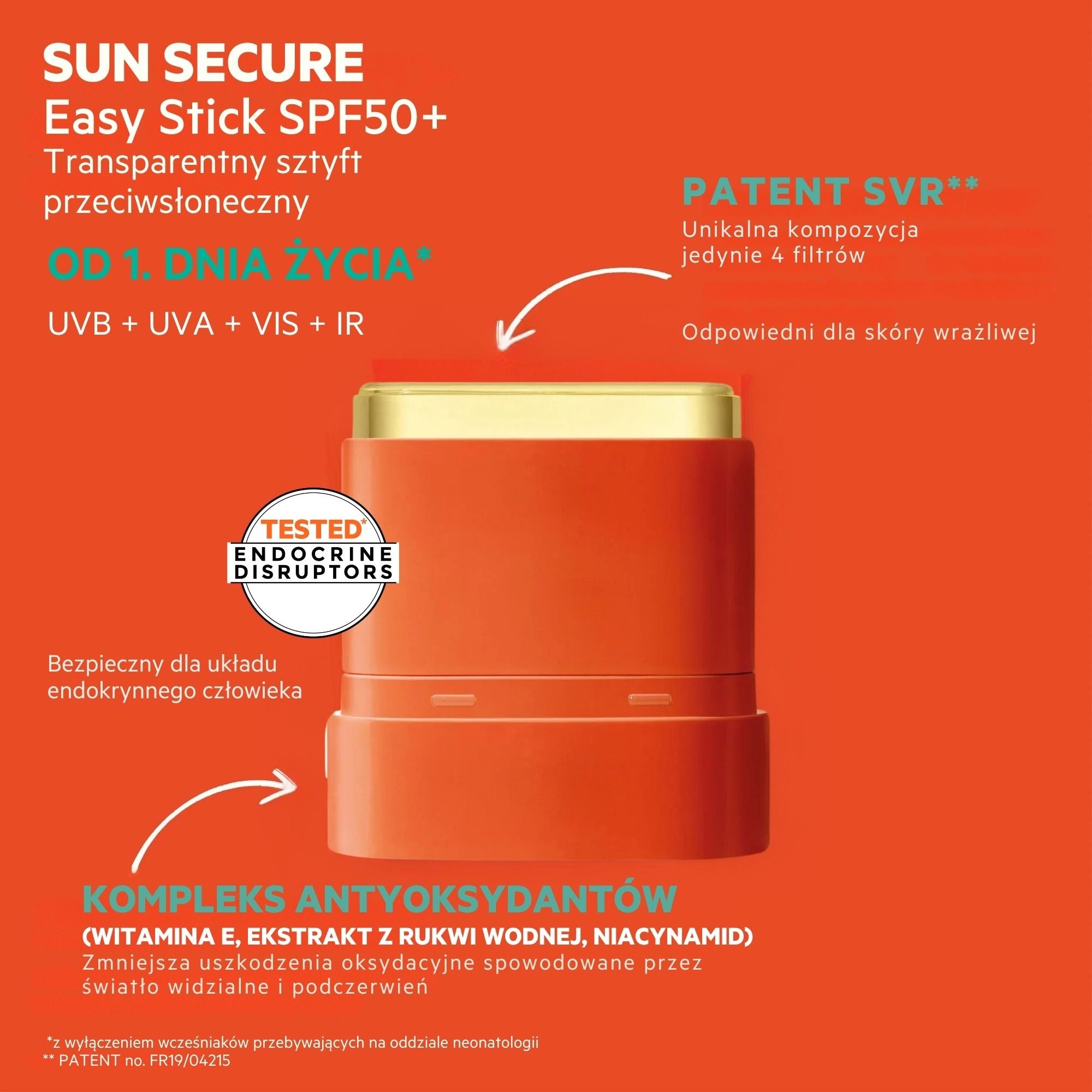 SVR Sun Secure Easy Stick SPF50+ 10g – Invisible High Protection for Sensitive Areas-3