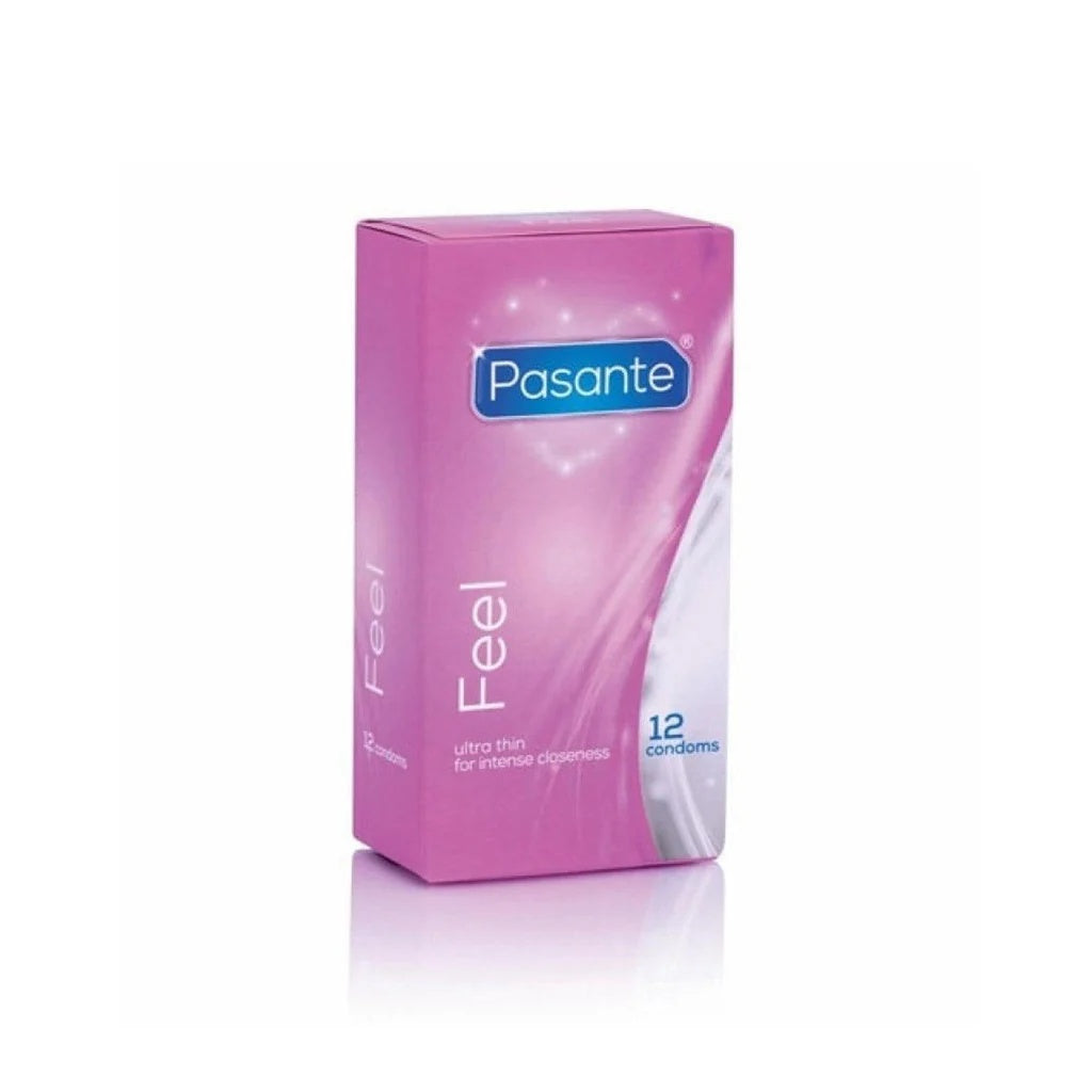 Pasante Feel Condoms 3-Pack or 12-Pack – Thin and Sensitive for Real Pleasure-2