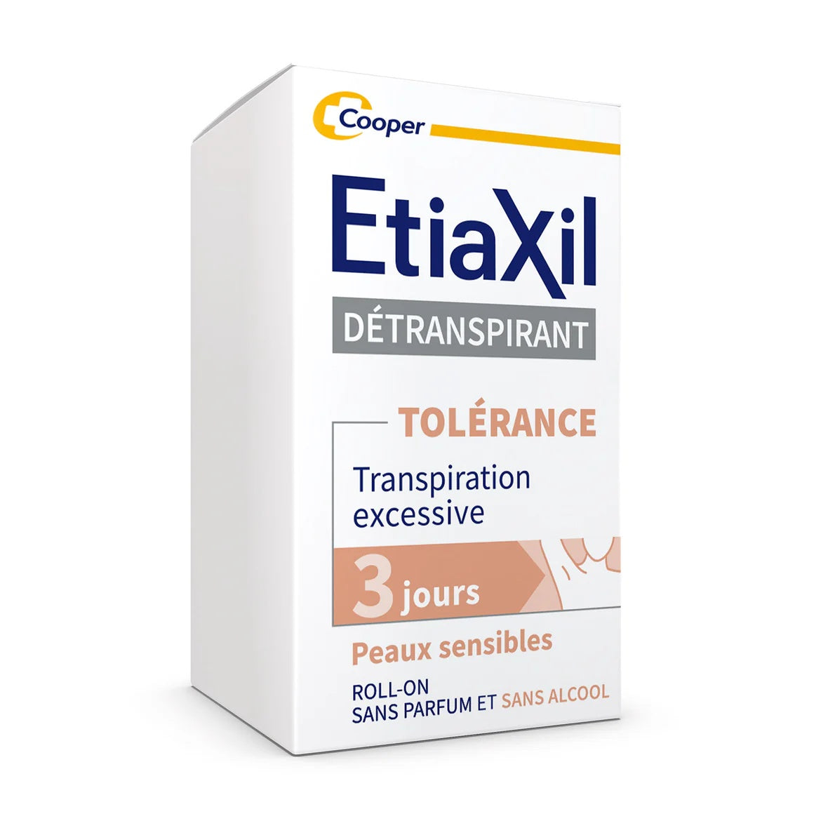 Etiaxil Detranspirant Roll On Tolerance Sensitive Skin 3 Days-1