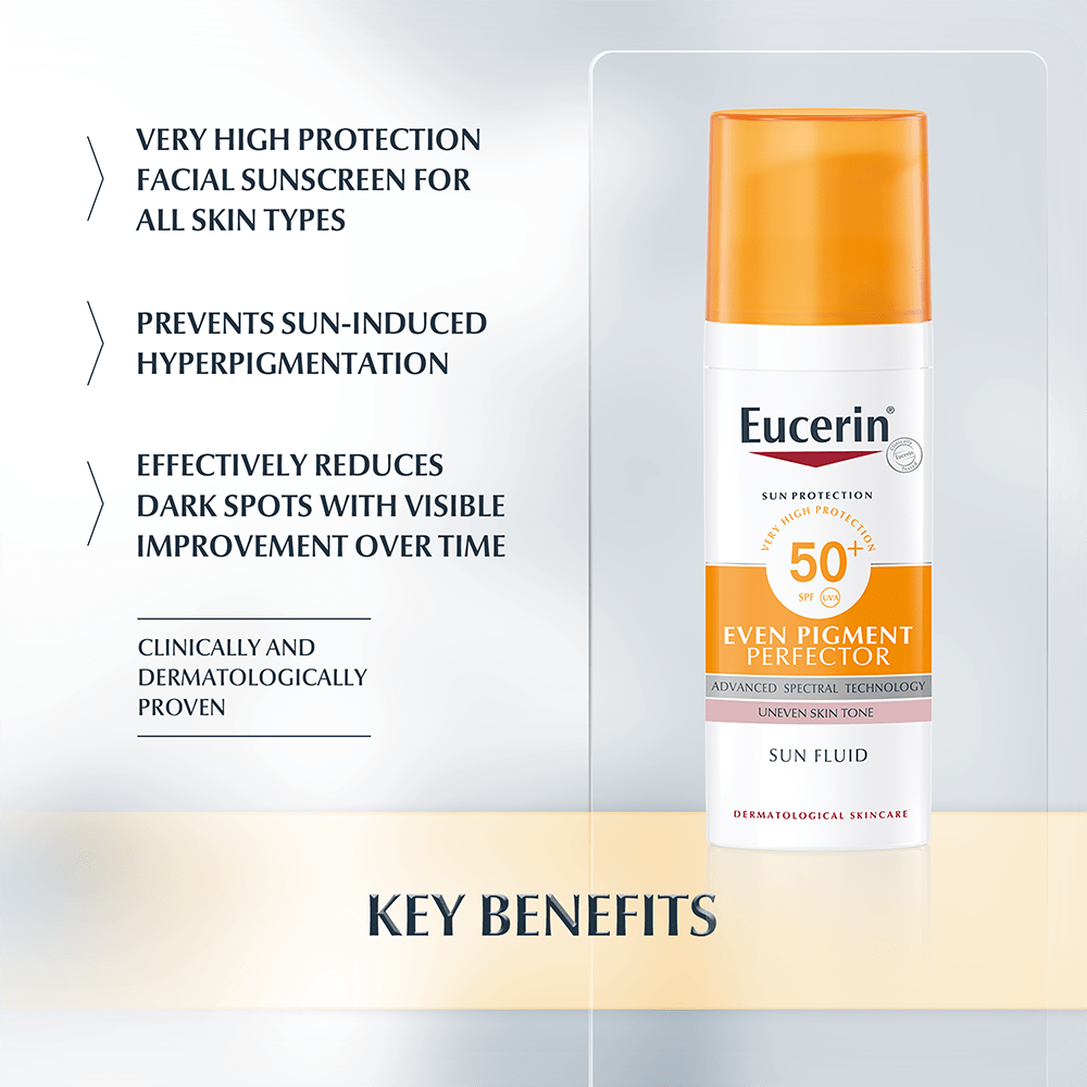 Eucerin Sun Even Pigment Perfector Fluid SPF50+-2