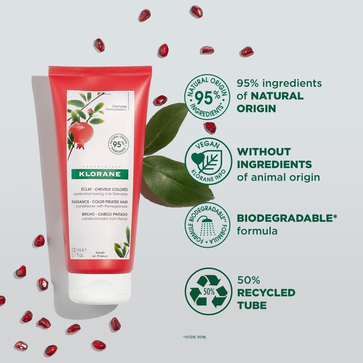 Klorane Color Enhancing Conditioner With Pomegranate-4