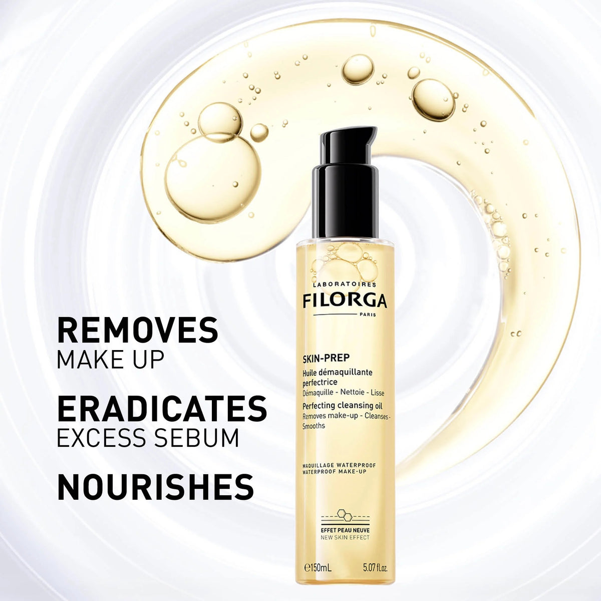 Filorga Skin-Prep Perfecting Cleansing Oil 150ml | Nourishing Makeup Remover for Radiant Skin-2