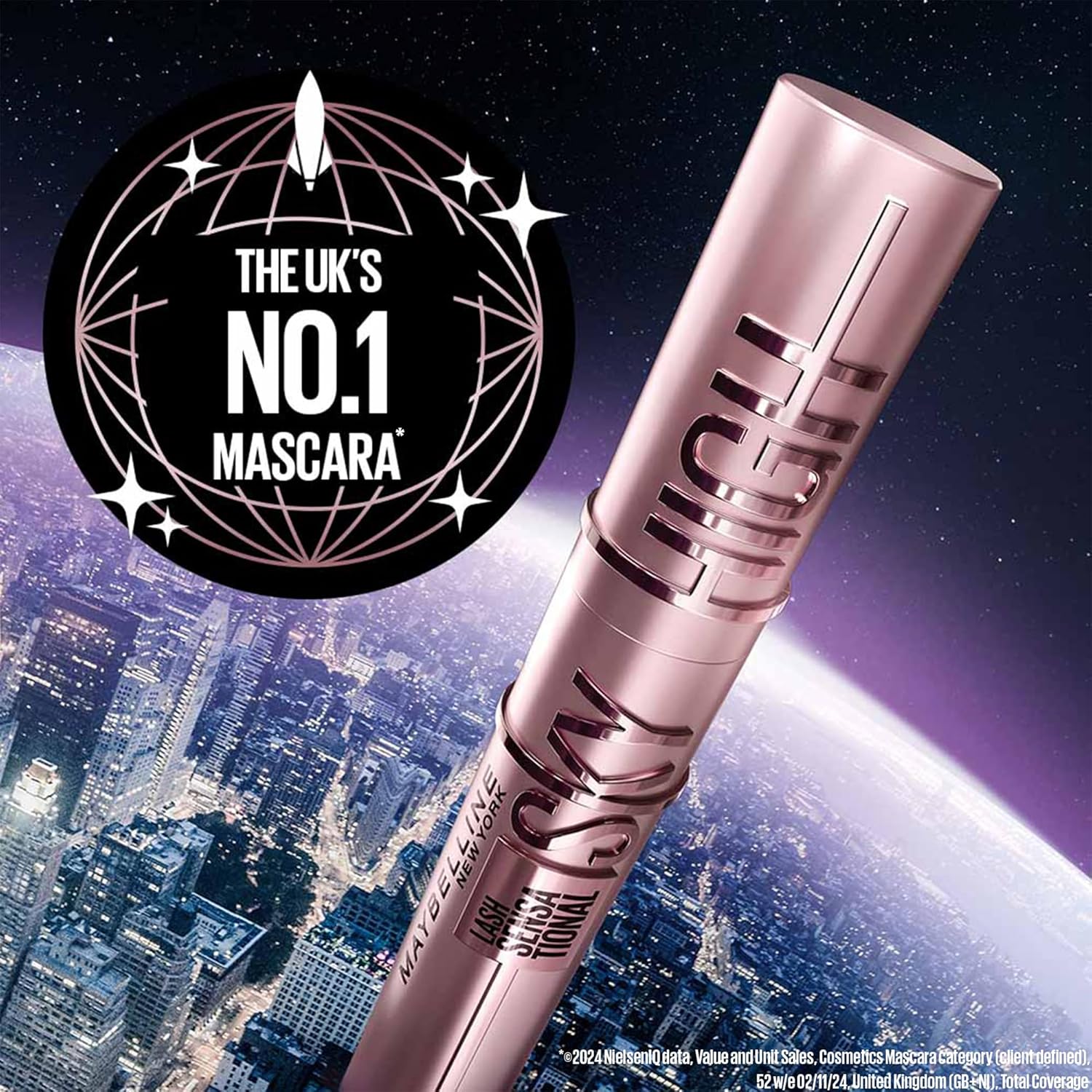 Maybelline Lash Sensational Sky High Mascara - Green Altitude | Lengthening & Volumizing Mascara-4