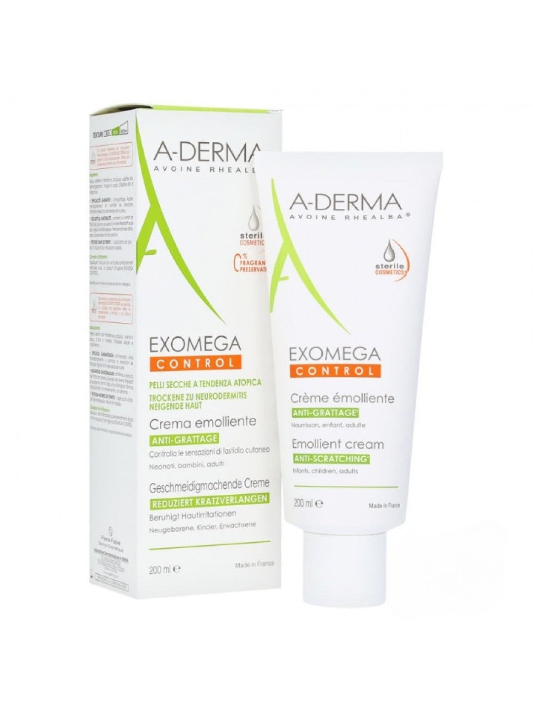 Aderma Exomega Control Emollient Cream for Dry, Itchy, and Atopic Skin-4