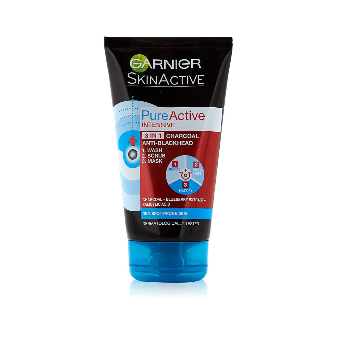 Garnier Pure Active 3 in 1 Charcoal Wash-1