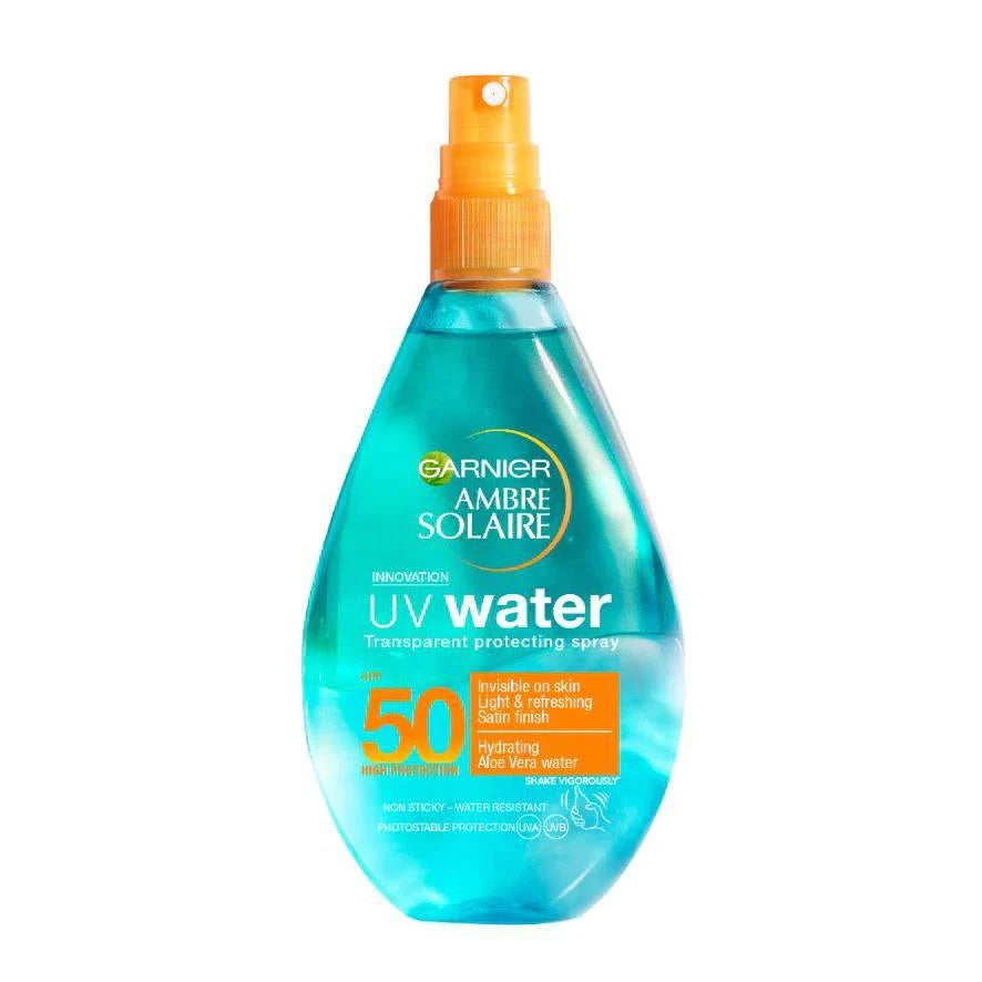 Garnier Ambre Solaire UV Water Spray SPF 50 with Aloe Vera 150ml-1