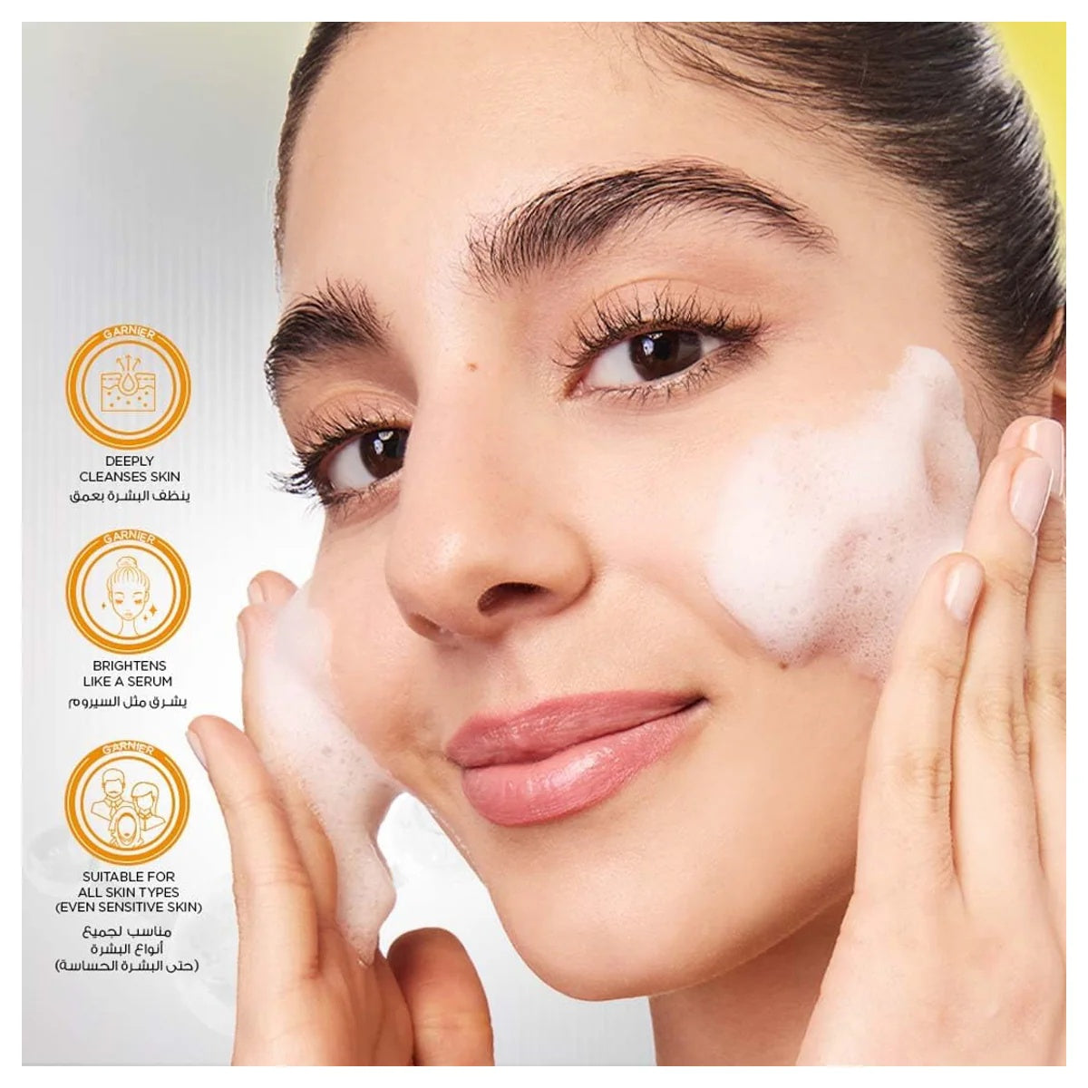 Garnier Fast Bright Vitamin C Serum Cleanser 100ml-5
