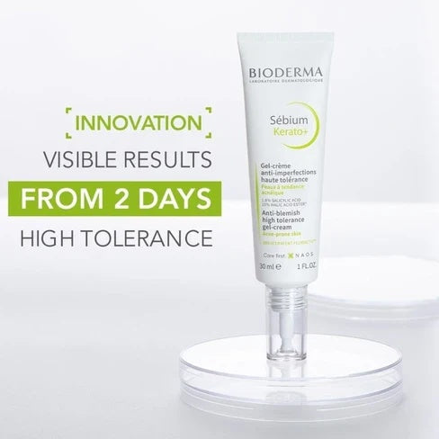 Bioderma Sebium Kerato+ Anti-Blemish High Tolerance Gel-Cream 30ml-4