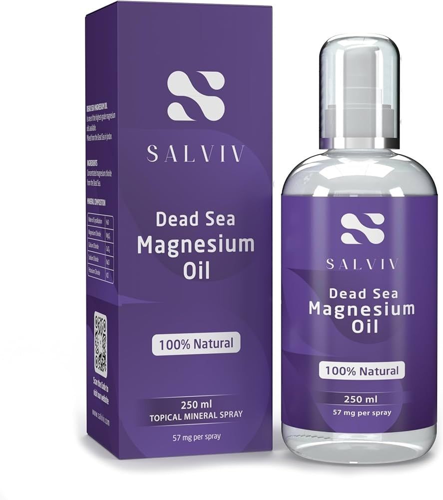 Salviv Pure Magnesium Oil 250ml | Topical Magnesium Spray for Muscle Relief and Sleep Support-1