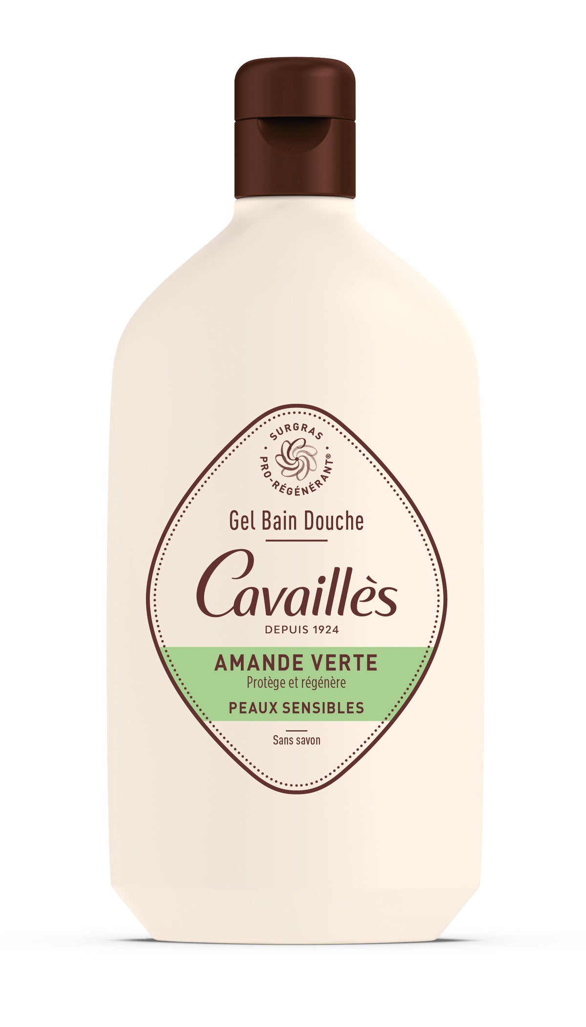 ROGE CAVAILLES Green Almond Bath and Shower Gel-1