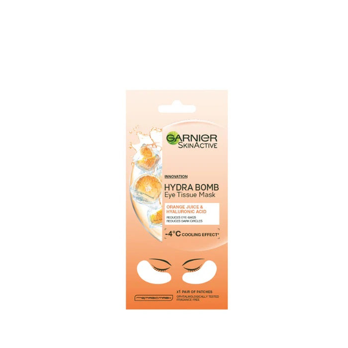 Garnier SkinActive Hydra Bomb Eye Tissue Mask with Orange Juice & Hyaluronic Acid-1