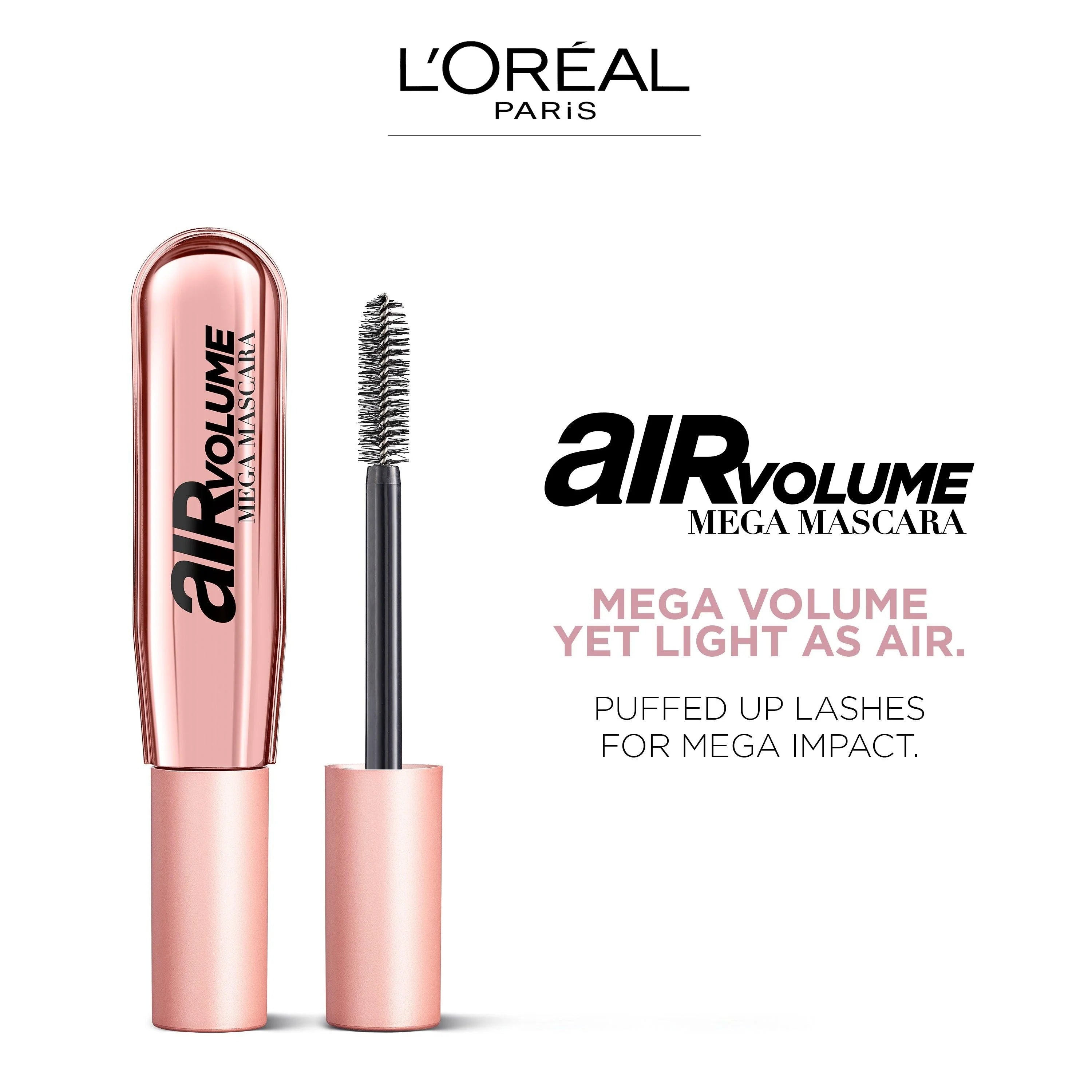 LOreal Paris Air Volume Mega Mascara 9.4ml – Lightweight Whipped Formula for Mega Volume-2
