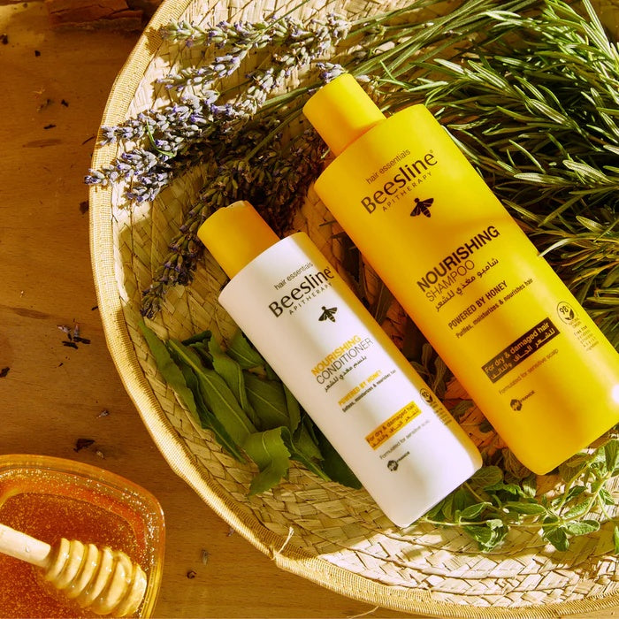 Beesline Nourishing Conditioner for Dry Damaged Hair Enriched with Natural Beeswax Botanical Extracts Hydrates Softens Strengthens-3