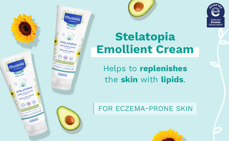 Mustela Stelotopia Emollient Cream - Eczema Prone Skin- 200ml-3