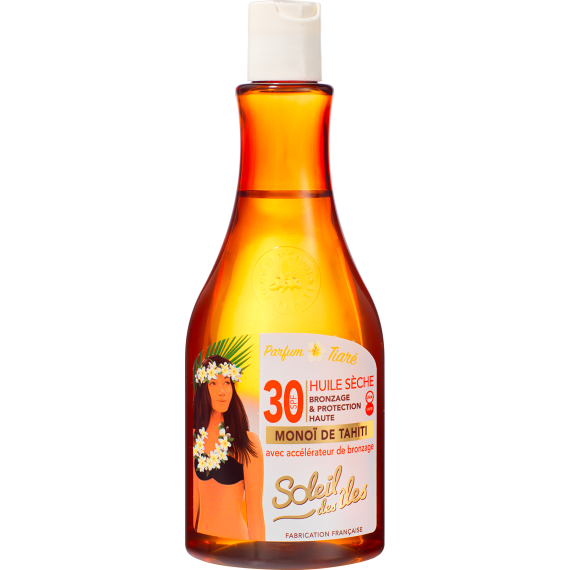 Soleil des Iles Huile Sèche Accélérateur de Bronzage SPF30 150ml