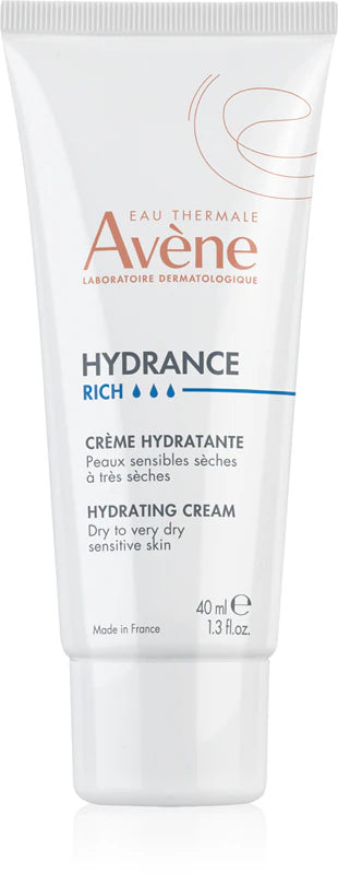 Avene Hydrance Rich Hydrating Cream 40ML - Deep Moisture and Nourishment for Dry Sensitive Skin