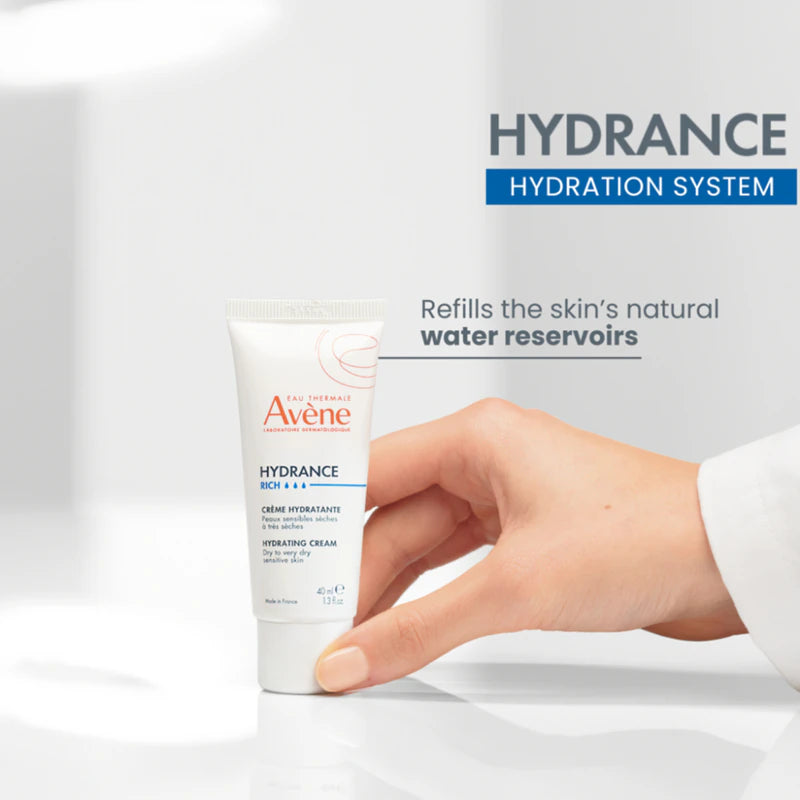 Avene Hydrance Rich Hydrating Cream 40ML - Deep Moisture and Nourishment for Dry Sensitive Skin