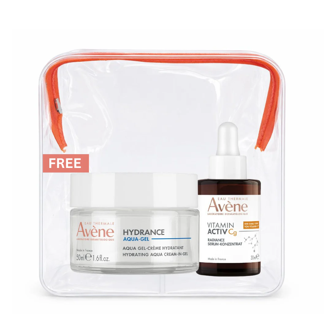 Avene Vitamin Activ Cg Radiance Serum 30ml + Avene Hydrance Aqua-Gel 50ml Free – Radiance in a Routine Set