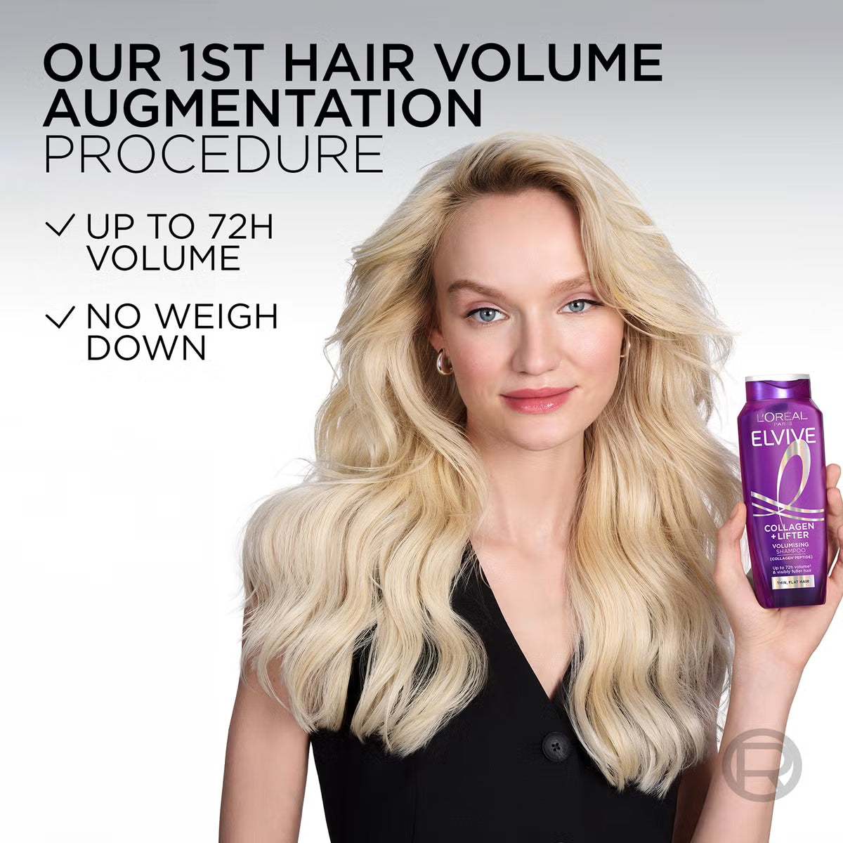 L'Oreal Paris Elvive Collagen Lifter Shampoo for Fuller Looking Hair