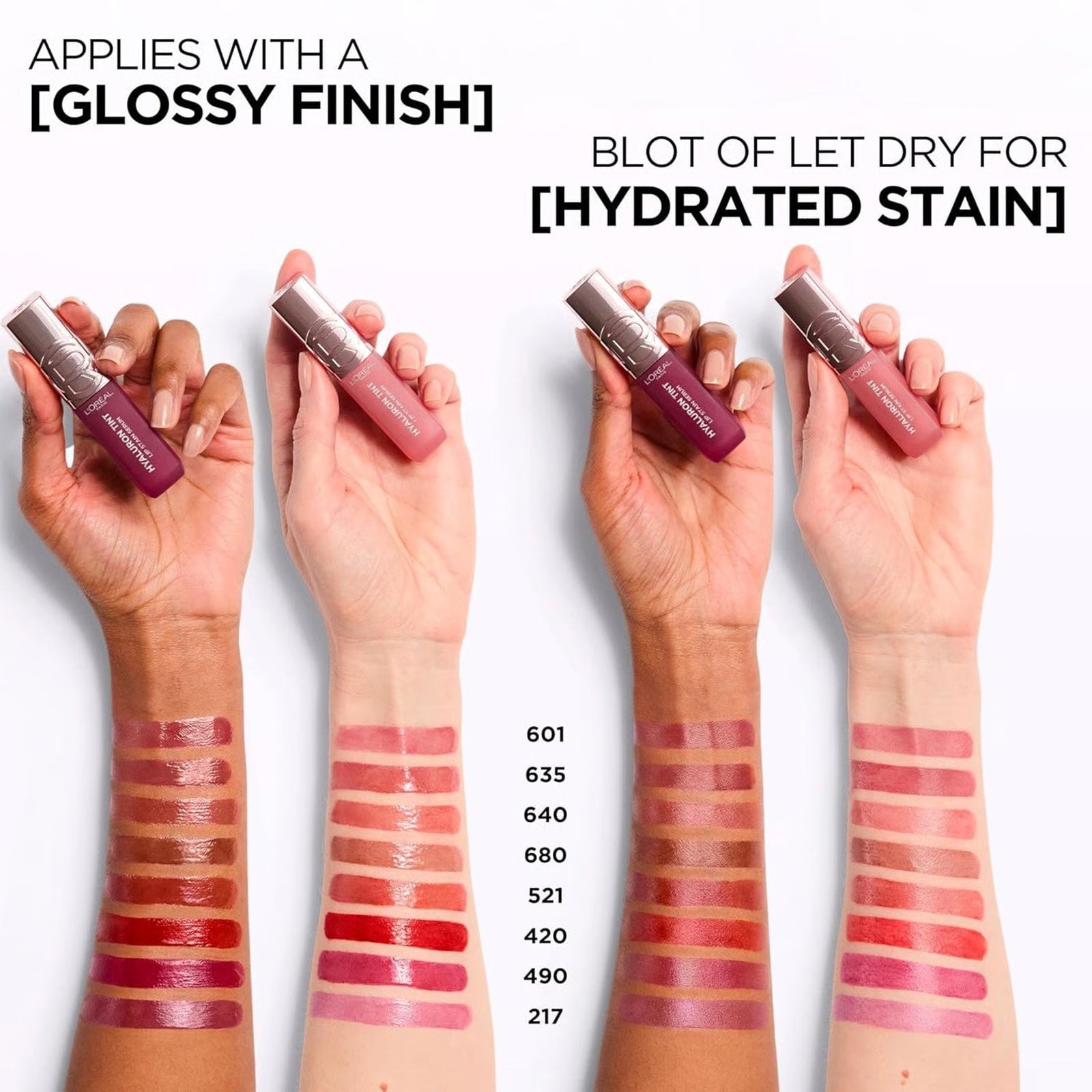 L'Oreal Paris Hyaluron Tint Lip Stain Serum Hydrating Glossy Lip Tint-5ml