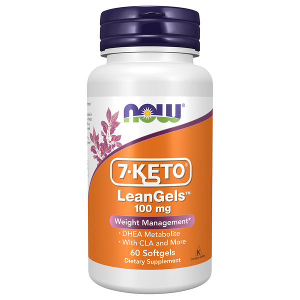 NOW 7-KETO 100 mg 60 Veg Capsules