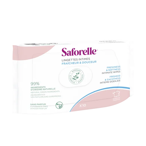 Saforelle Intimate Wipes Freshness and Softness