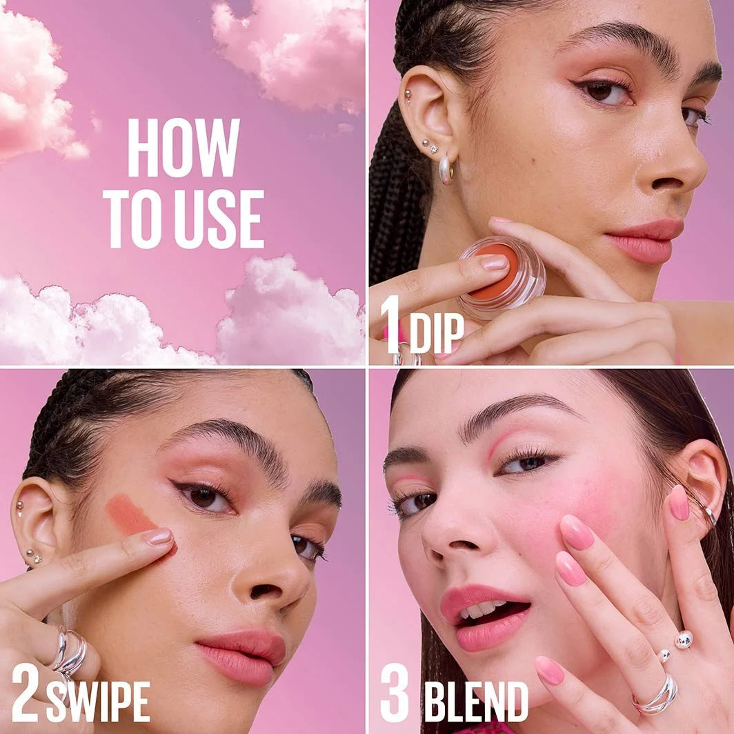 Maybelline NY Cloudtopia Lip & Cheek Tint Soft Blur Airy Matte Finish