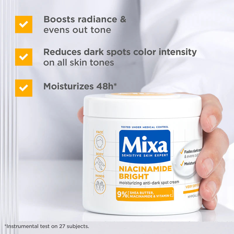 Niacinamide Bright Cream 400ml Tone Correcting and Hydrating Body Care
