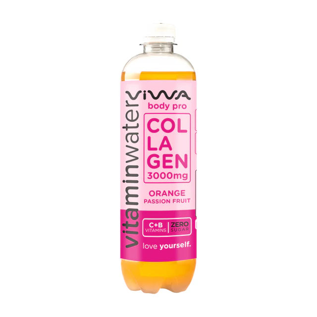 Viwa Vitamin Water Orange Passion Fruit Collagen 600ml