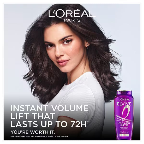 L'Oreal Paris Elvive Collagen Lifter Shampoo for Fuller Looking Hair