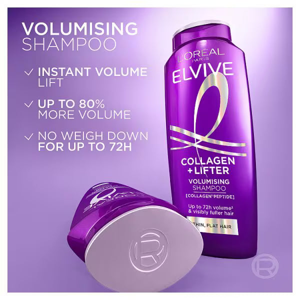 L'Oreal Paris Elvive Collagen Lifter Shampoo for Fuller Looking Hair