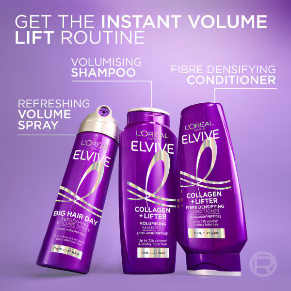 L'Oreal Paris Elvive Collagen Lifter Shampoo for Fuller Looking Hair