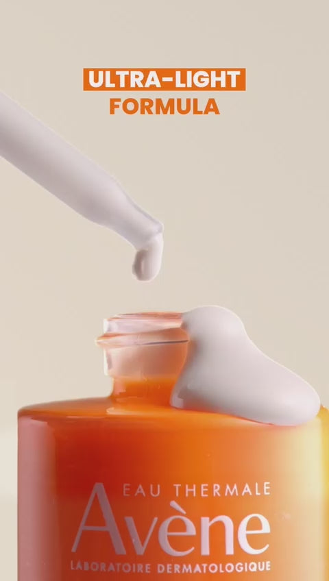 Load video: Avene Ultra Serum SPF 50+ Antioxidant Daily Protective Serum with Hyaluronic Acid and Niacinamide