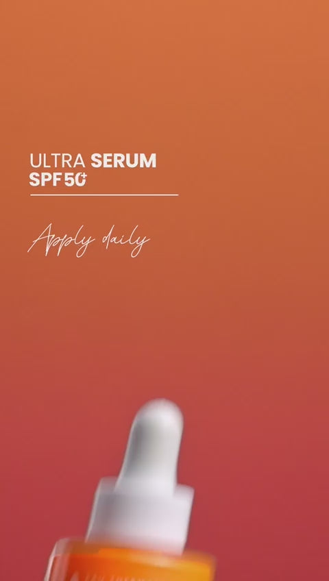 Load video: Avene Ultra Serum SPF 50+ Antioxidant Daily Protective Serum with Hyaluronic Acid and Niacinamide