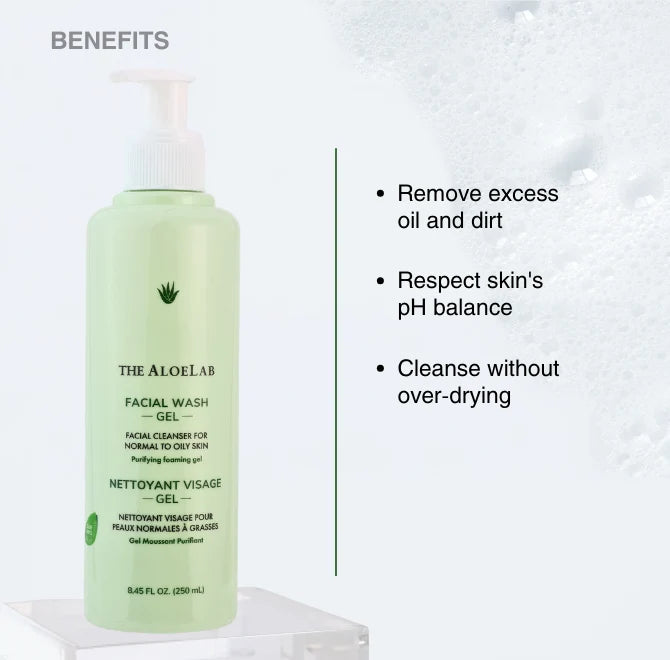 The AloeLab Facial Wash Gel – Normal and Oily Skin 250 ml