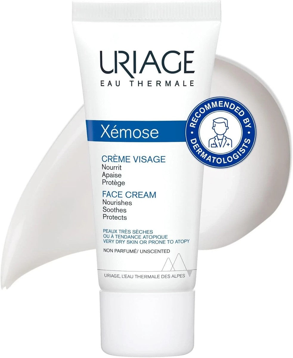 Uriage Xémose C8 Lipid Replenishing Anti-Itching Cream 200ml + FREE Xémose Face Cream 40ml | Buy 1 Get 1
