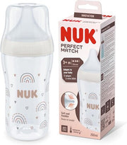 NUK Perfect Match Baby Bottle 260 ml (3+ Months)