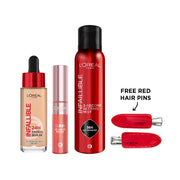 L’Oreal Paris Infallible 24H Tinted Serum + Lumi Le Liquid Blush + 3-Second Setting Mist + Free Hair Pins – 25% Off