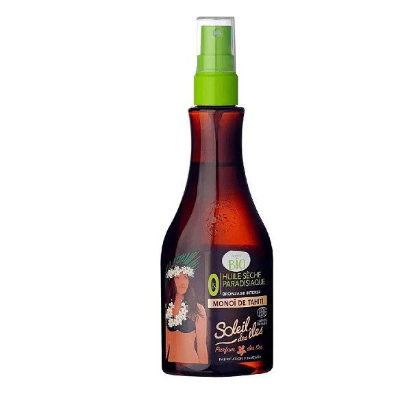 Soleil des Iles Bio Huile Sèche Paradisiaque Bronzage Intense SPF0 150ml